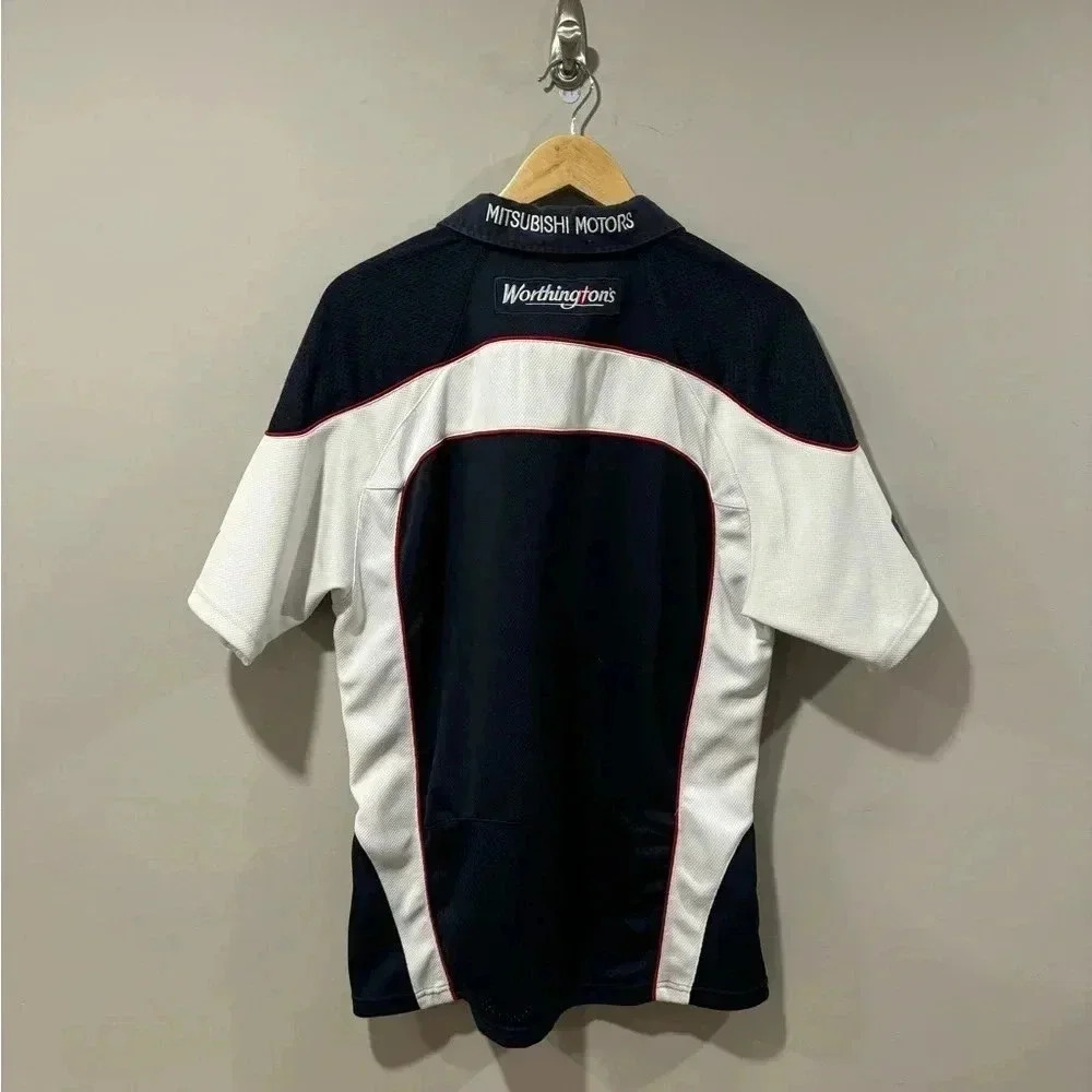 Gloucester Rugby Away Rugbytech 2008-2009 Professional Polo Rugby Jersey - Picture 4 of 12
